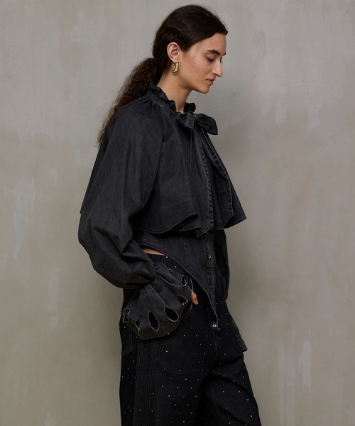MAISON SPECIAL ラッフルフリルブラウス Ruffle Blouse MAISON SPECIAL（メゾンスペシャル）の「Ruffle Blouse/ラッフルフリル