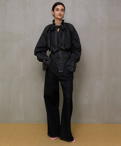 MAISON SPECIAL（メゾンスペシャル） 「PRE-ORDER」Ruffle Shirt
