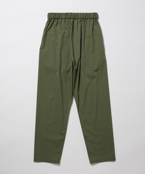 「ADAM ET ROPE'」 イージーパンツ S カーキ メンズ_画像2