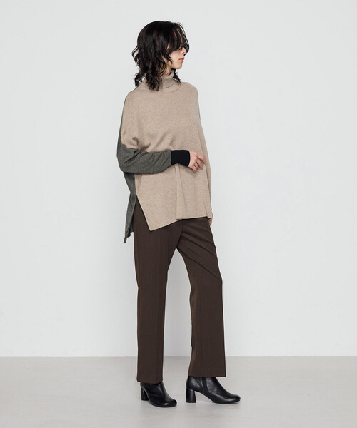 COMME CA（コムサ） ニット セーター ウール混スムース タートルプル