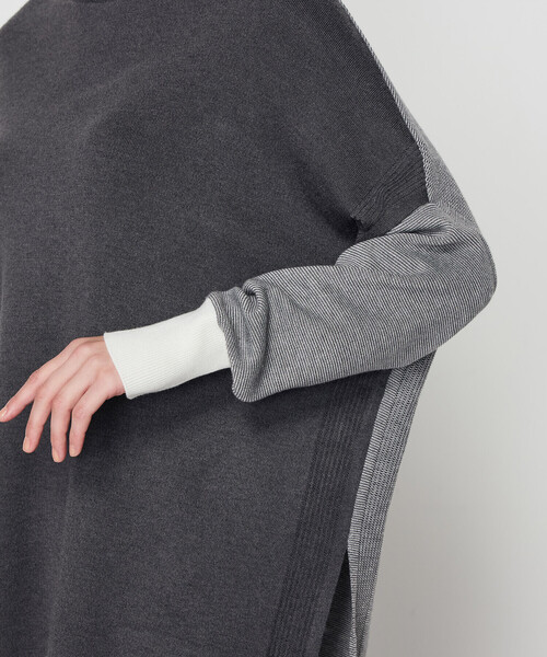 COMME CA（コムサ） ニット セーター ウール混スムース タートルプル