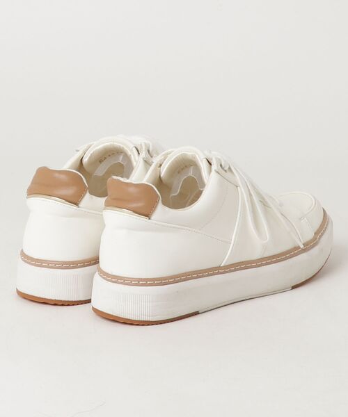 「PICHE ABAHOUSE」 ローカットスニーカー 22.5 ホワイト レディース_画像2