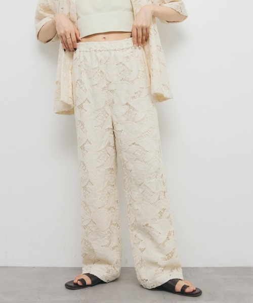 「KBF」 イージーパンツ ONE アイボリー レディース_画像2