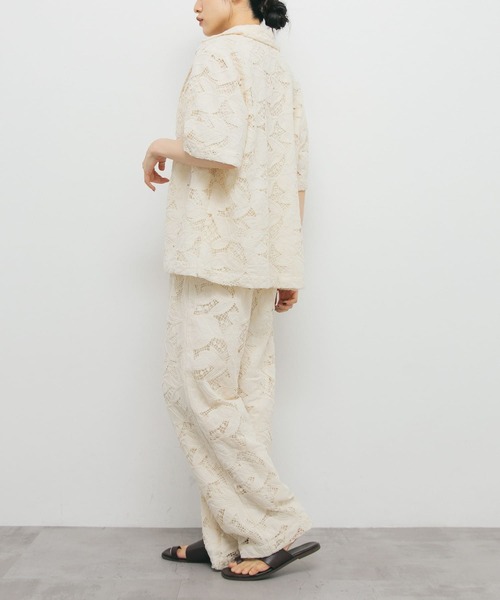 「KBF」 イージーパンツ ONE アイボリー レディース_画像5