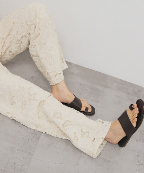 「KBF」 イージーパンツ ONE アイボリー レディース_画像7