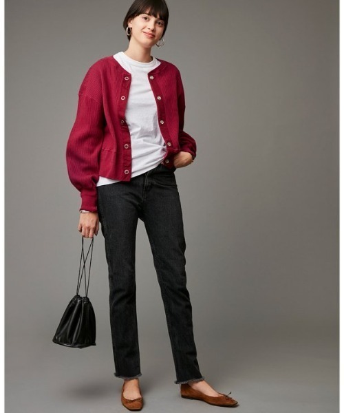 「THE SHINZONE」 長袖カットソー FREE ホワイト レディース_画像3