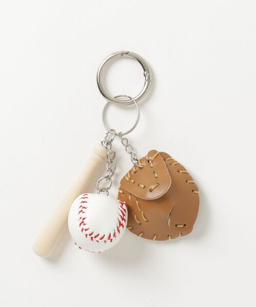 キーホルダー ベースボールチャームキーリングセット : ZOZOTOWN Yahoo