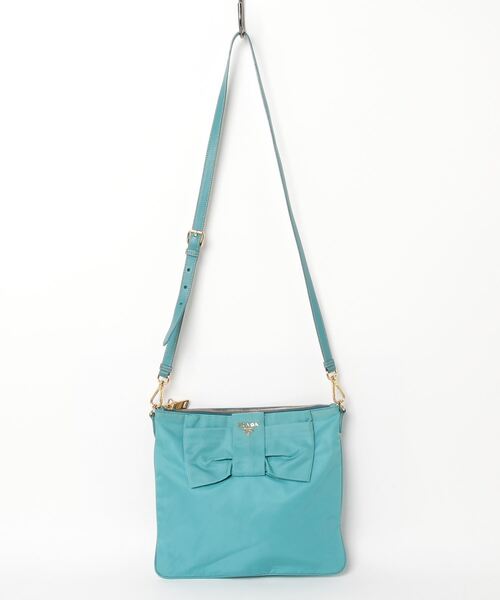PRADA（プラダ） ショルダーバッグ - ブルー レディース : ZOZOTOWN