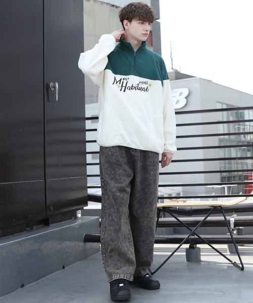 「Beautiful Harmony」 「Beno」スウェットカットソー LARGE モスグリーン メンズ_画像3