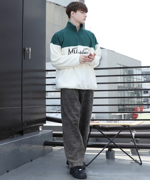 「Beautiful Harmony」 「Beno」スウェットカットソー LARGE モスグリーン メンズ_画像4