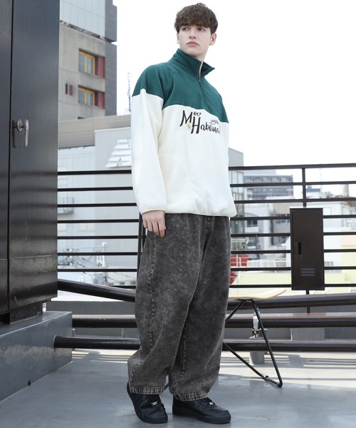 「Beautiful Harmony」 「Beno」スウェットカットソー LARGE モスグリーン メンズ_画像5