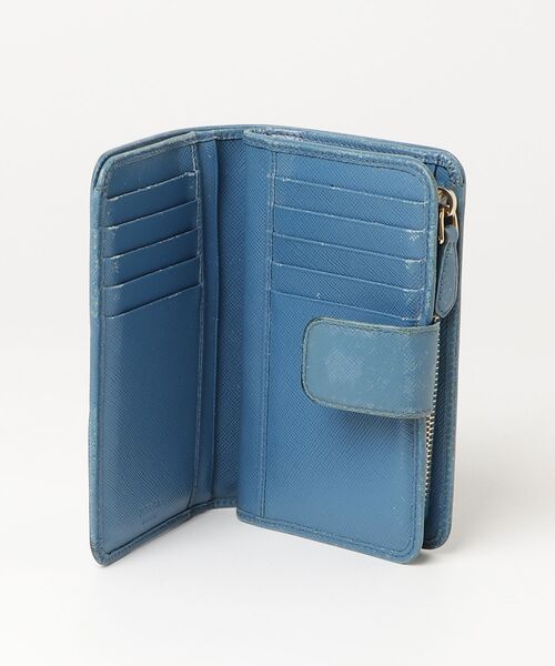 PRADA 財布　青色 PRADA（プラダ） 財布 - ブルー レディース : ZOZOTOWN Yahoo!店