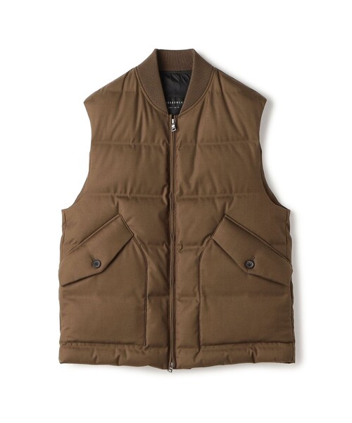 TOMORROWLAND（トゥモローランド） ナイロンベスト S ブラウン メンズ