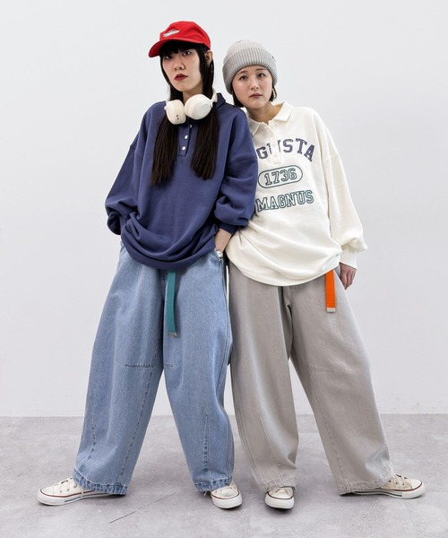 niko and…（ニコアンド） パンツ 「MODE NORM CORE」 3Dカーブパンツ