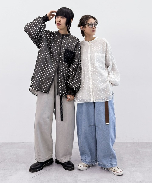 niko and…（ニコアンド） パンツ 「MODE NORM CORE」 3Dカーブパンツ