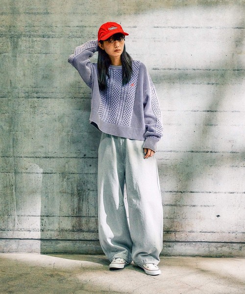 niko and…（ニコアンド） パンツ 「MODE NORM CORE」 3Dカーブパンツ