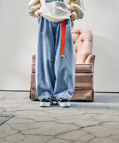 niko and…（ニコアンド） パンツ 「MODE NORM CORE」 3Dカーブパンツ