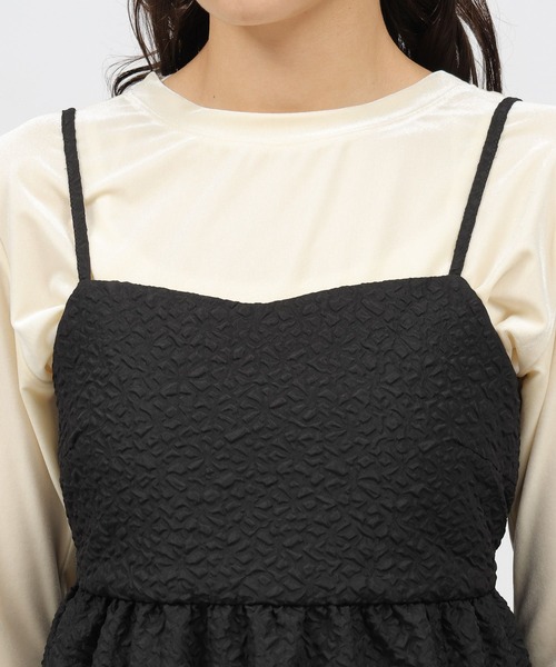 「LAKOLE」 キャミソールワンピース SMALL ブラック レディース_画像5