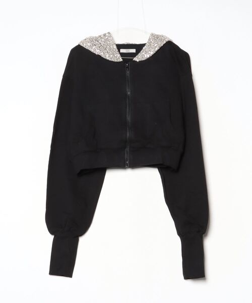 「NON TOKYO」 ジップアップパーカー FREE グレー レディース_画像2