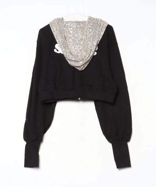 「NON TOKYO」 ジップアップパーカー FREE グレー レディース_画像3