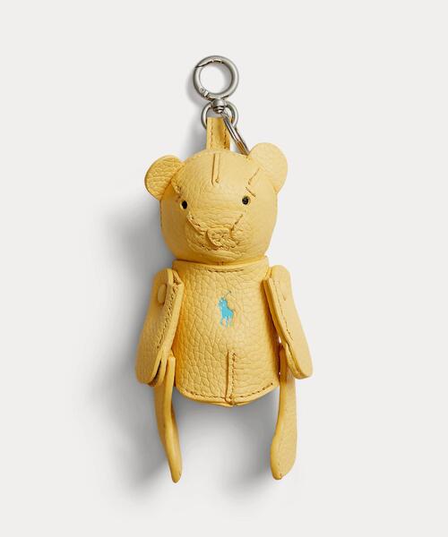 2点セット 非売品★POLO ポロラルフローレン ポロベアー キーホルダー / キーチャーム ノベルティ★スポーツ★1618 Polo ベア レザー キー フォブ（キーケース/キーアクセサリー）｜POLO