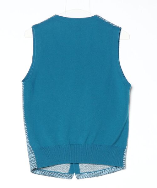 SHIPS」 ニットベスト MEDIUM ブルー メンズ SHIPS（シップス）の 
