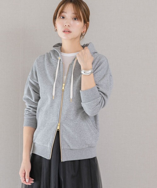 URBAN RESEARCH ROSSO WOMEN」 ジップアップパーカー FREE ホワイト