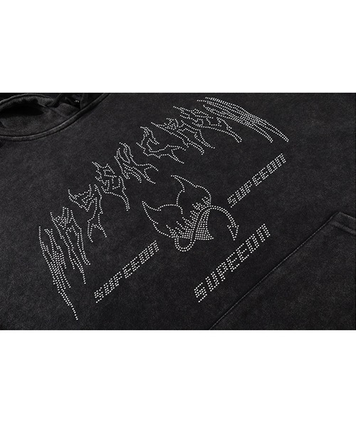 「Ressaca」 プルオーバーパーカー X-LARGE ブラック メンズ_画像7