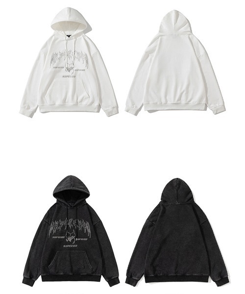 「Ressaca」 プルオーバーパーカー X-LARGE ブラック メンズ_画像8