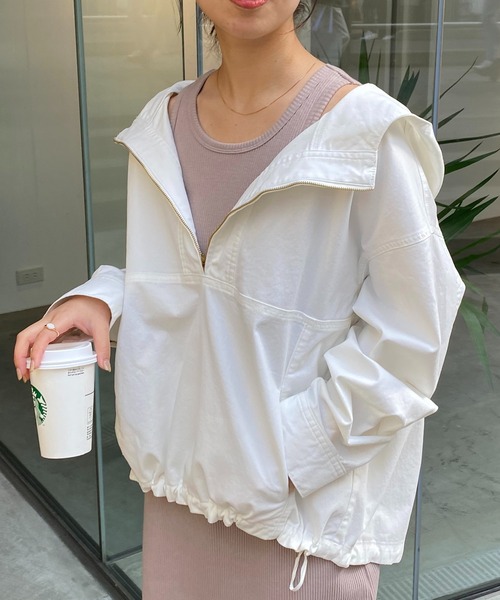 「COLLAGE GALLARDAGALANTE」 「Q.anos」ブルゾン FREE ブラック レディース_画像3