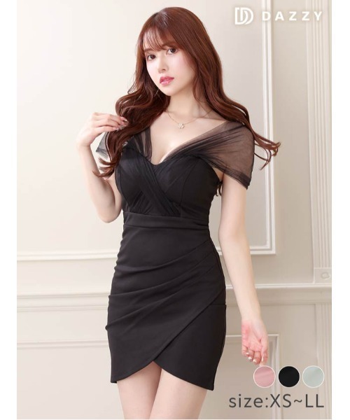 「DAZZY」 キャミソールワンピース LL ピンク レディース_画像2