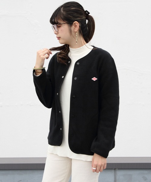 Danton（ダントン） ノーカラージャケット 36 チャコールグレー