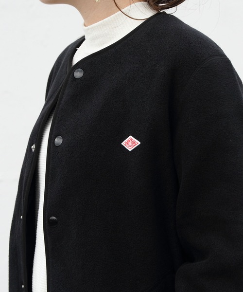 Danton（ダントン） ノーカラージャケット 36 チャコールグレー