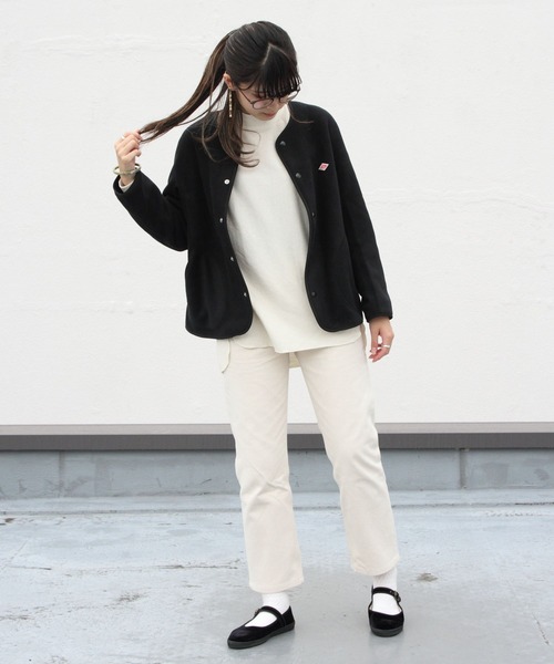 Danton（ダントン） ノーカラージャケット 36 チャコールグレー