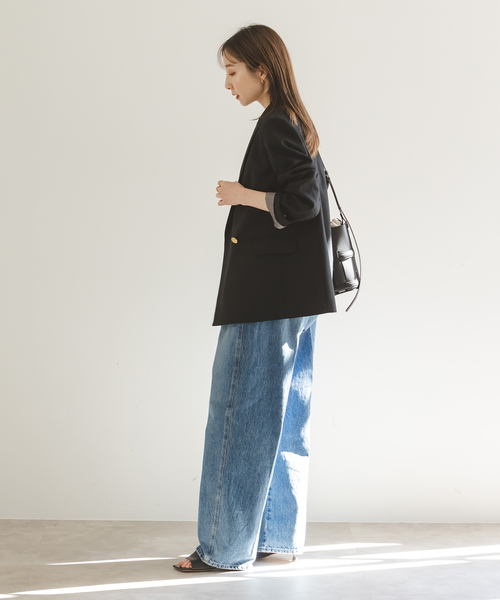 NOBLE（ノーブル） テーラードジャケット 34 アイボリー レディース