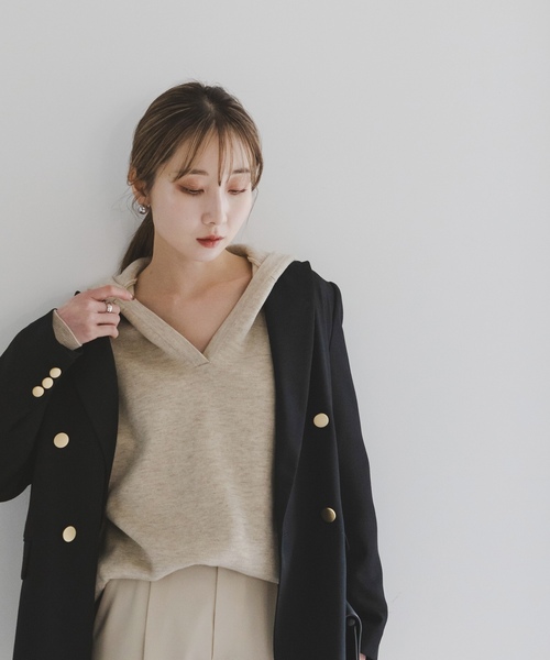 NOBLE（ノーブル） テーラードジャケット 34 アイボリー レディース