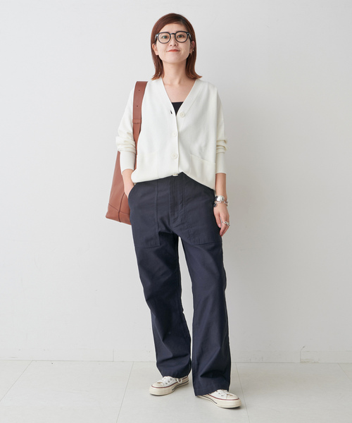 「GUNG HO」 パンツ MEDIUM カーキ レディース_画像6