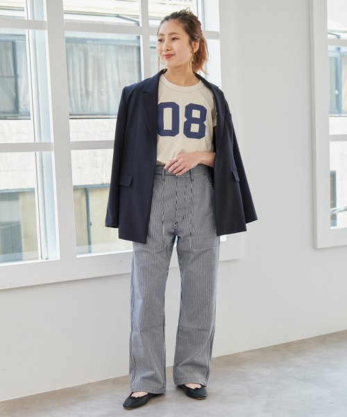 「GUNG HO」 パンツ MEDIUM カーキ レディース_画像8