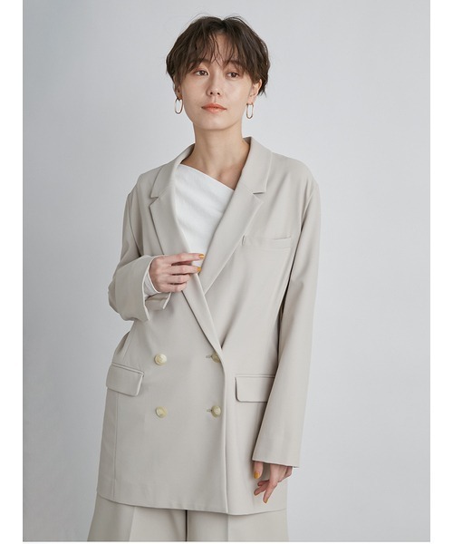 「emmi」 テーラードジャケット 1 ライトベージュ レディース_画像6