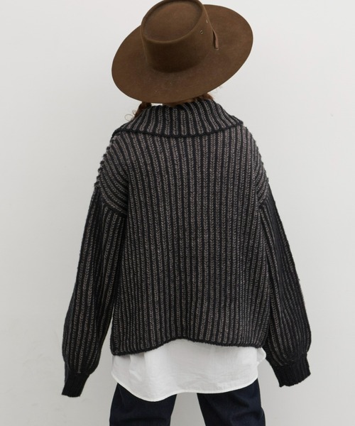 「Libra Cue」 長袖ニット FREE ブルー レディース_画像5