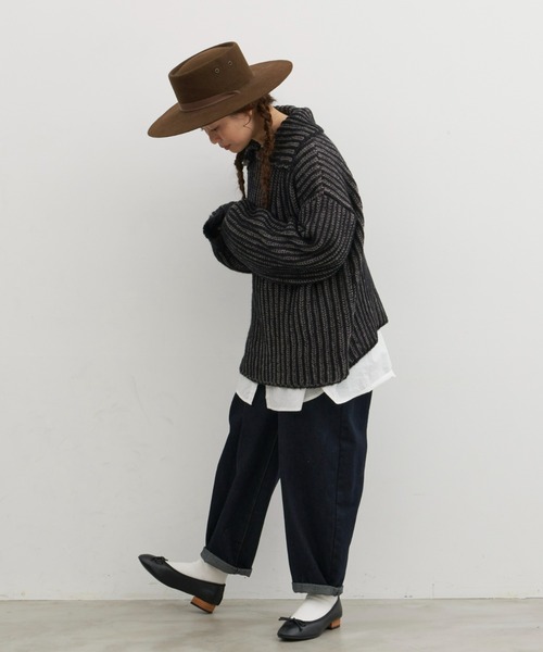 「Libra Cue」 長袖ニット FREE ブルー レディース_画像7