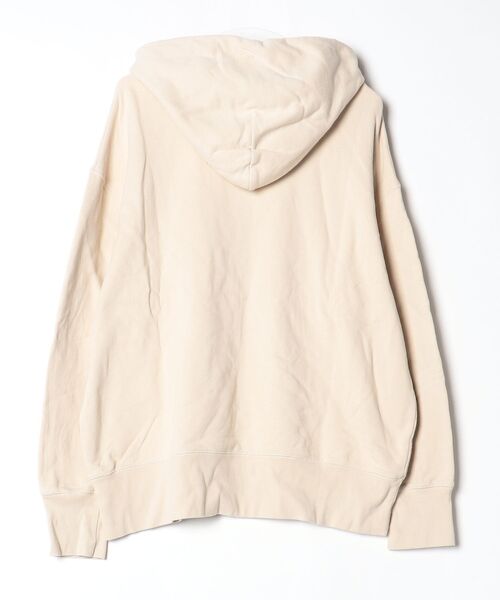 「OMNES」 プルオーバーパーカー LARGE ベージュ レディース_画像2