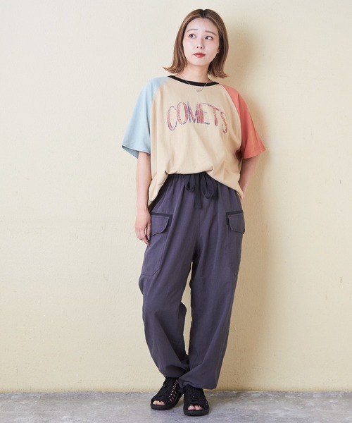 「CUBE SUGAR」 カーゴパンツ M マスタード レディース_画像7