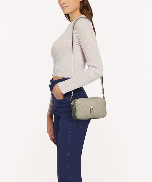 「FURLA」 ショルダーバッグ ONE SIZE ライトグレー レディース
