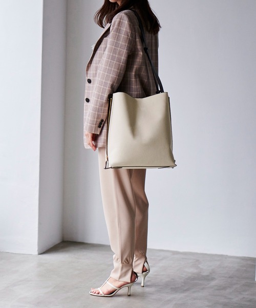 「E'POR」 トートバッグ FREE オフホワイト レディース_画像5