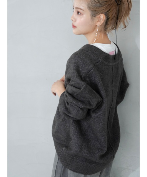 「JUMELLE」 長袖ニット FREE オートミール レディース_画像4