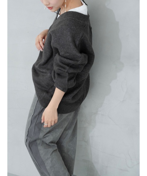 「JUMELLE」 長袖ニット FREE オートミール レディース_画像6