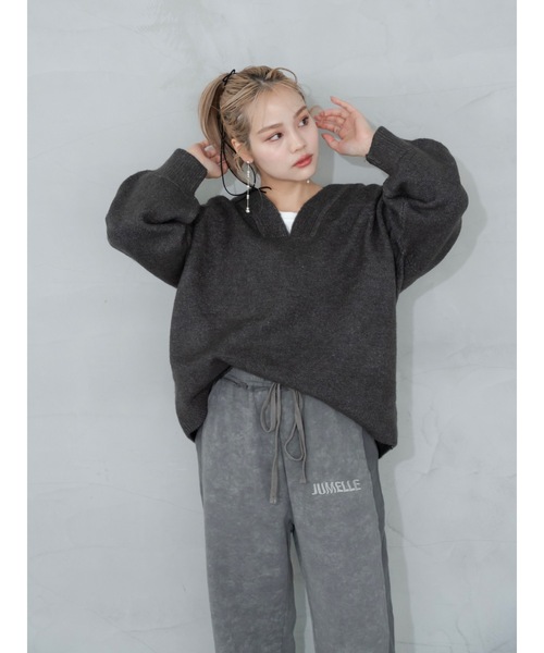 「JUMELLE」 長袖ニット FREE オートミール レディース_画像8