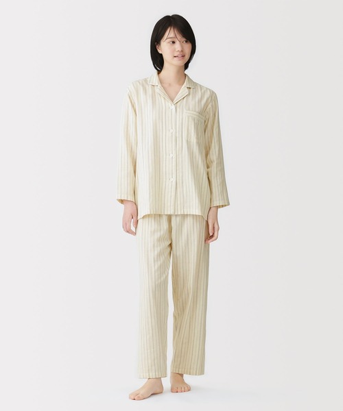 無印良品（MUJI） パジャマ ルームウェア 婦人 脇に縫い目のない 二重