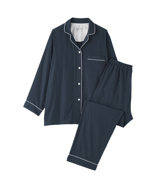 無印良品（MUJI） パジャマ ルームウェア 婦人 脇に縫い目のない 二重